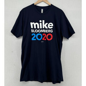 American Apparel Navy 'mike BLOOMBERG 2020' Graphic Tee